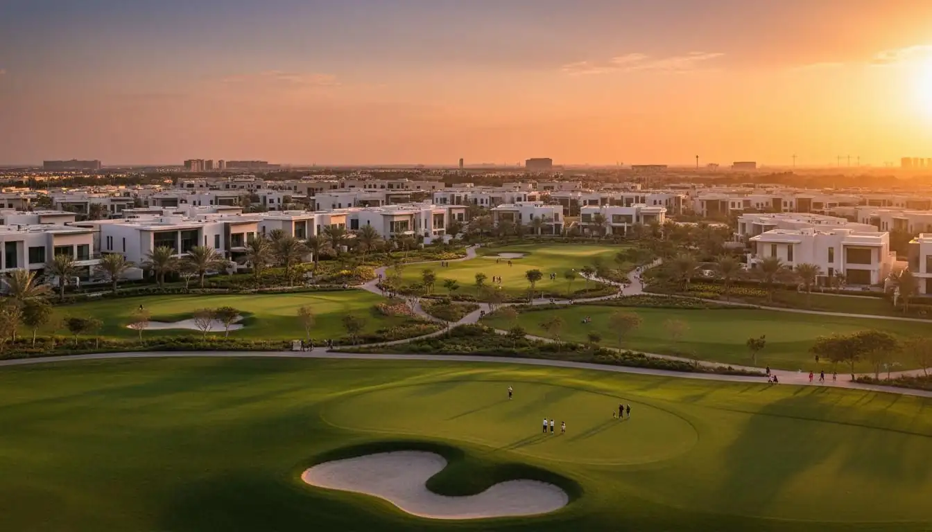 Dubai Hills Estate golf course community